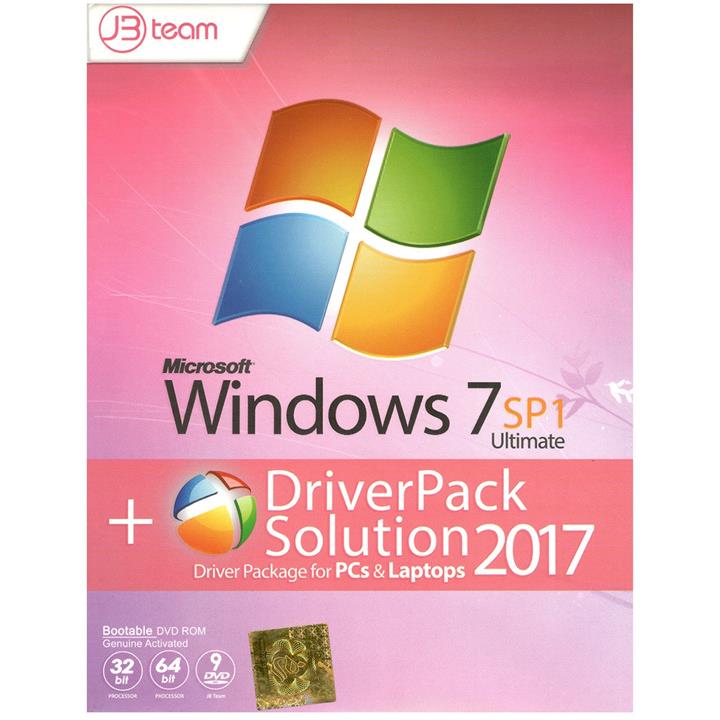 سیستم عامل Windows 7 SP1 All Edition Update 2018 نشر  جی بی تیم JB Team Windows7  And DriverPack 2017 Software